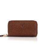 Isabella - Ladies Double Zip Wristlet Purse, Toscana