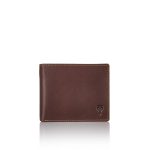 Enzo - Medium Billfold Wallet With Coin Pocket, Toscana Brown