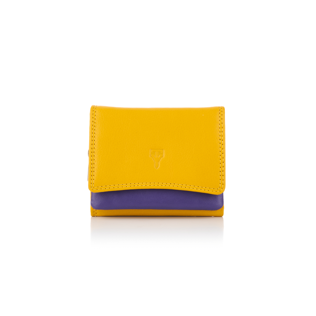 1 Bianca - Compact Ladies Purse, Sunset Orchid - Image 1