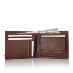 Enzo - Medium Billfold Wallet With Coin Pocket, Toscana Brown - Image 2