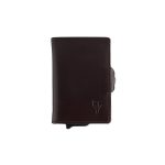 Enzo - Premium Pop Up Wallet with Back Zip, Brown - Image 2