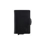 Enzo - Premium Pop Up Wallet with Back Zip, Black - Image 3