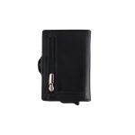 Enzo - Premium Pop Up Wallet with Back Zip, Black - Image 4