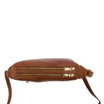 Bianca - Double Zip Handbag, Brown - Image 4