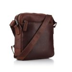 Enzo - Compact Crossbody Organiser, Brown - Image 4