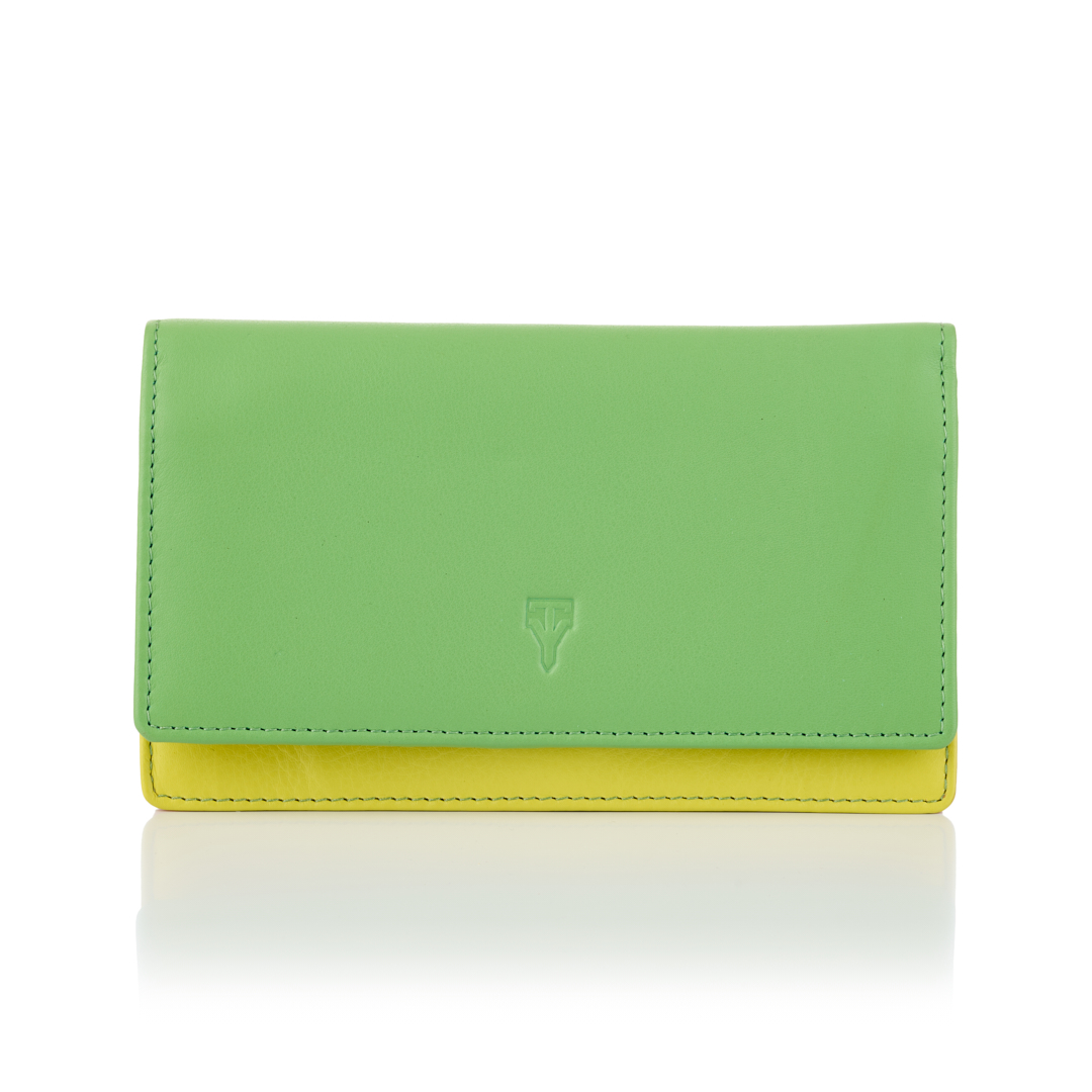 4 Bianca - Large Flap Over Purse, Evergreen Mist - Image 1