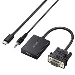 UGREEN VGA to HDMI Converter | Male to Female | 1080P Full HD – Black - Image 2