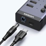 UGREEN 7 in 1 USB 3.0 Hub-Grey - Image 3