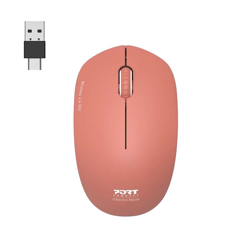 900542 product image Port Connect MOUSE COLLECTION II WIRELESS Terracota - Image 1