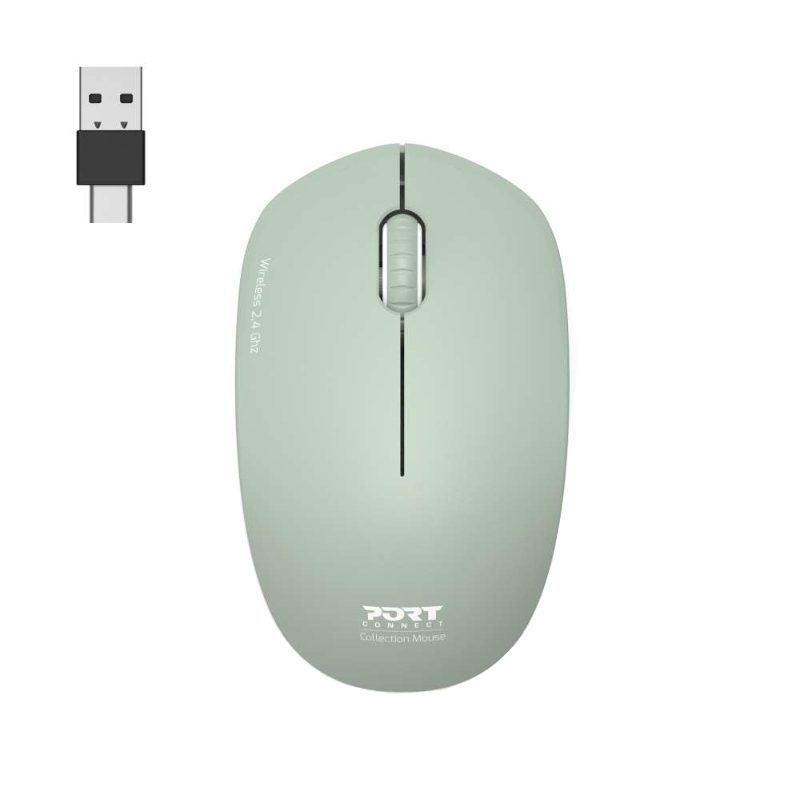 Port Connect MOUSE COLLECTION II WIRELESS Olive - Image 1