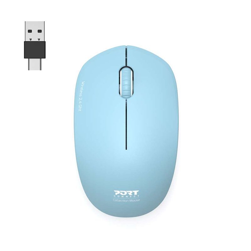 900544 product image Port Connect MOUSE COLLECTION II WIRELESS Azur - Image 1