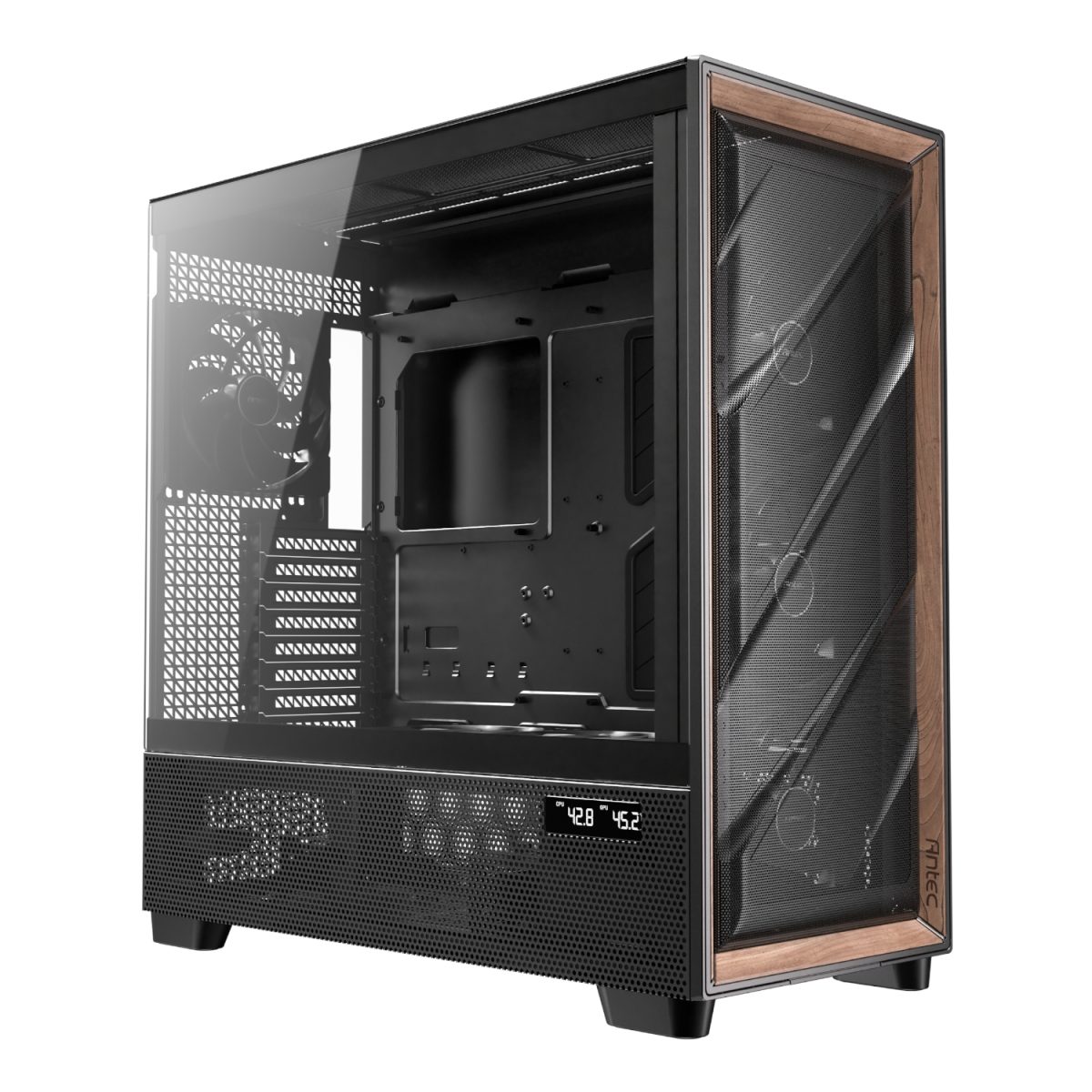 Antec FLUX PRO E-ATX Full Tower Gaming Chassis – Black - Image 1