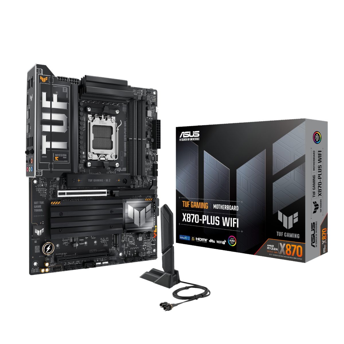 Asus TUF Gaming X870-PLUS WIFI AMD AM5 ATX Gaming Motherboard - Image 1