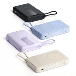 Xiaomi Magnetic Power Bank 10000 with Built-in Stand - Purple - Image 4