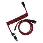 Keychron Coiled Aviator Cable - Red - Image 3