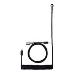 Keychron Coiled Aviator Cable - Black/Straight - Image 2