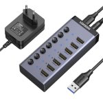 UGREEN 7 in 1 USB 3.0 Hub-Grey