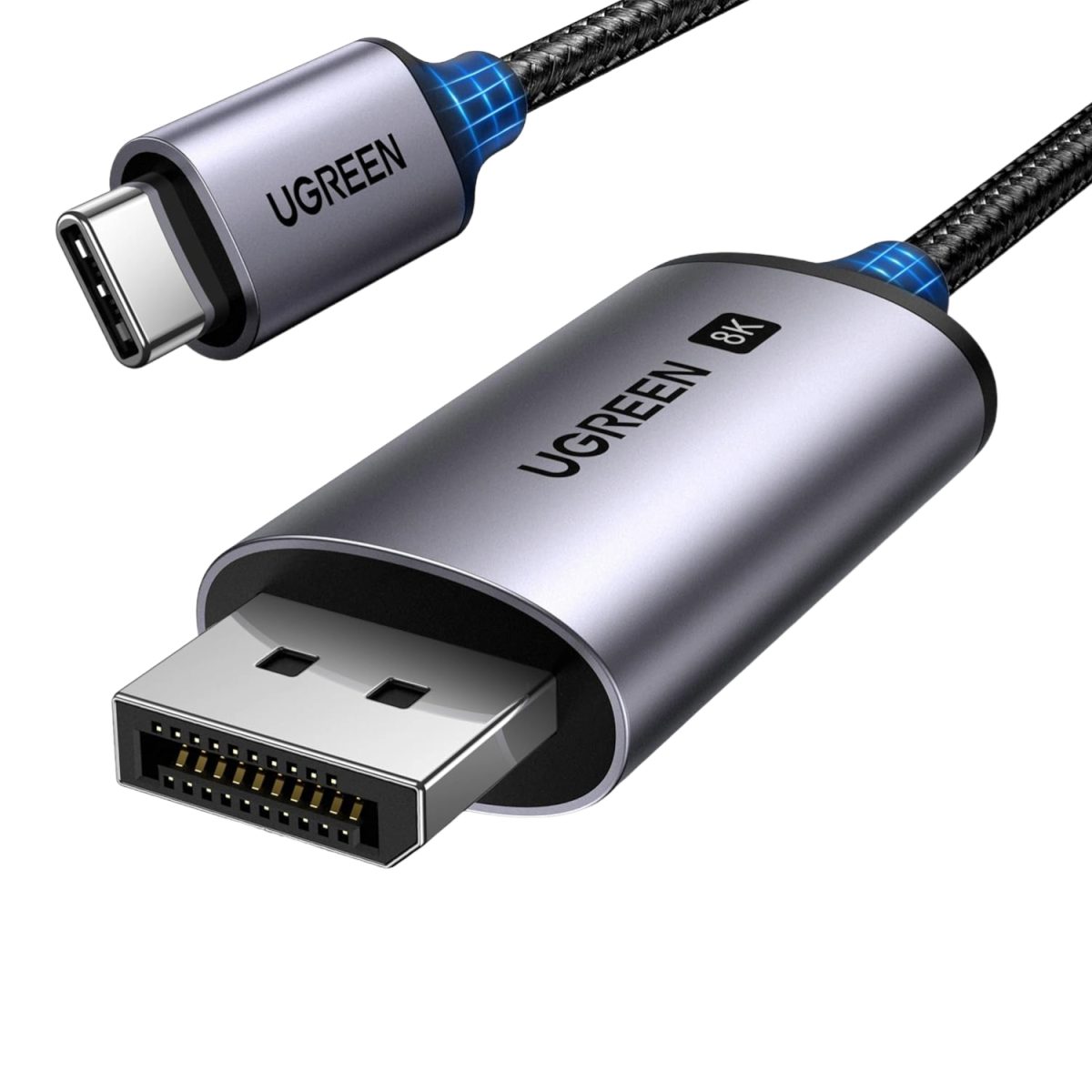 UGREEN USB Type-C to DisplayPort 1.4 Cable 2m - Image 1
