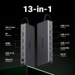 UGREEN CM681 Revodok Pro 13-in-1 USB Type-C HDMI and DisplayPort Docking Station - Image 5