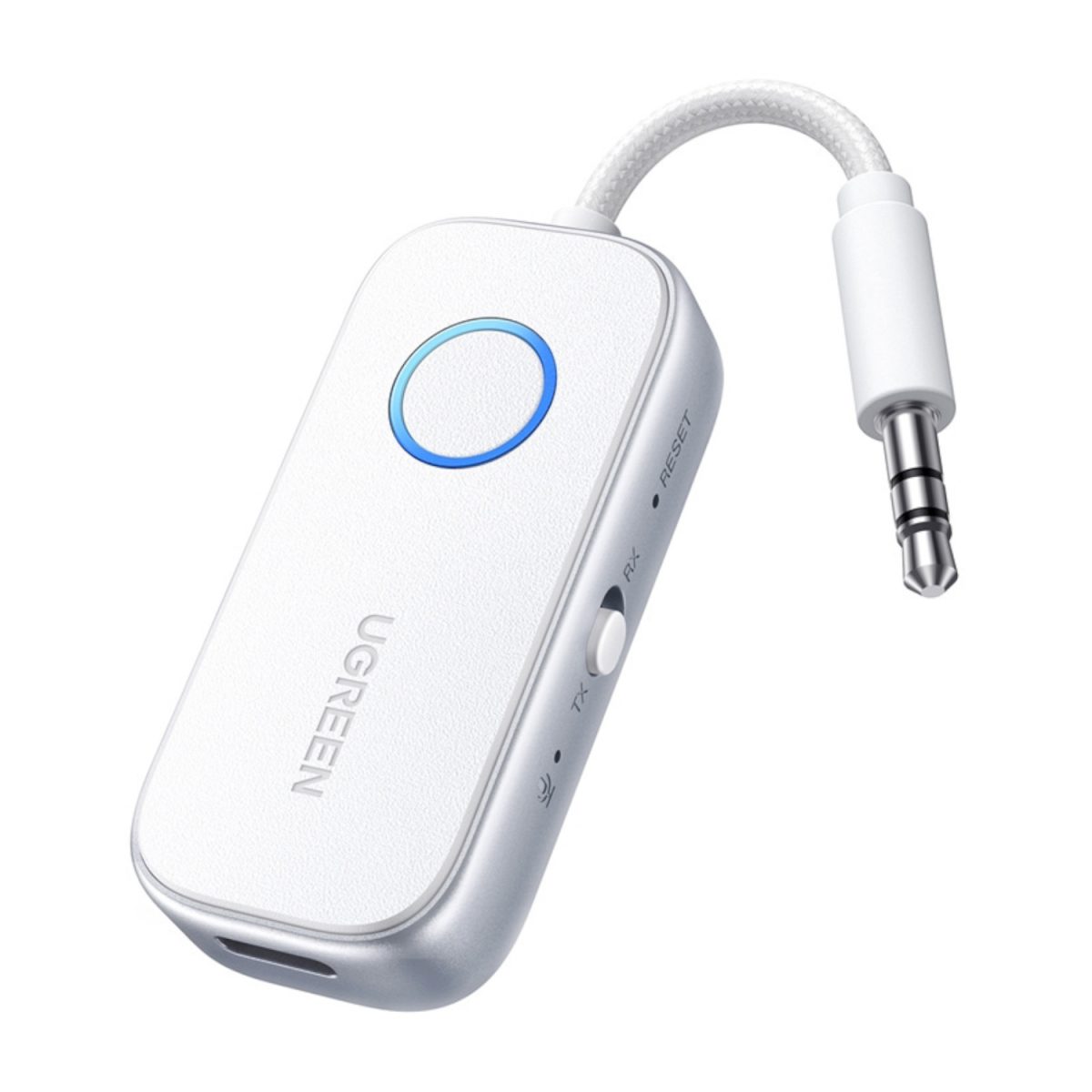 UGREEN 3.5mm Bluetooth 5.4 Audio Receiver/Transmitter - White - Image 1