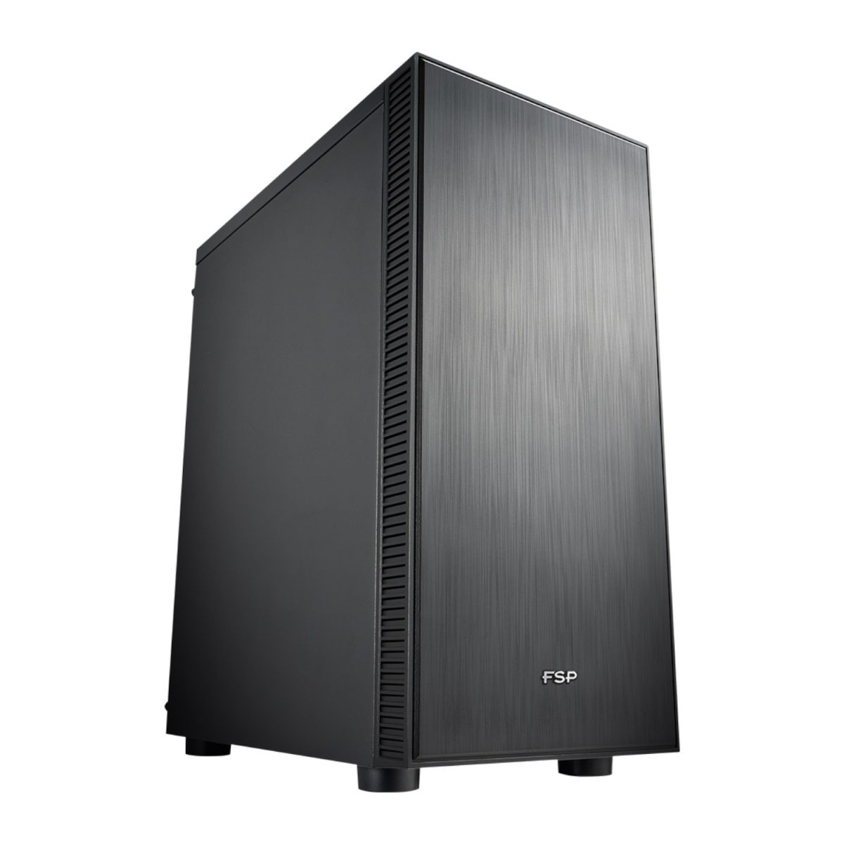 FSP CMT223S ATX Mid Tower Chassis - Black - Image 1