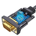 UGREEN USB 2.0 to RS-232 Serial Adapter Cable (USB-A Male to DB9 Male)-Black - Image 4
