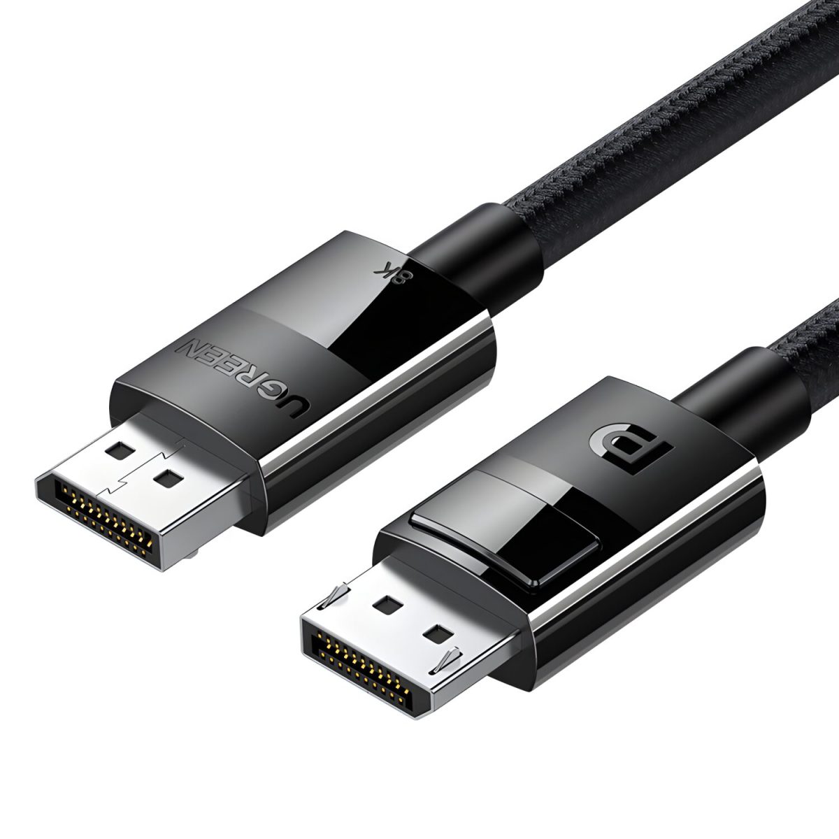 UGREEN DP114 8K DisplayPort Male to Male Braided Cable 2m - Image 1