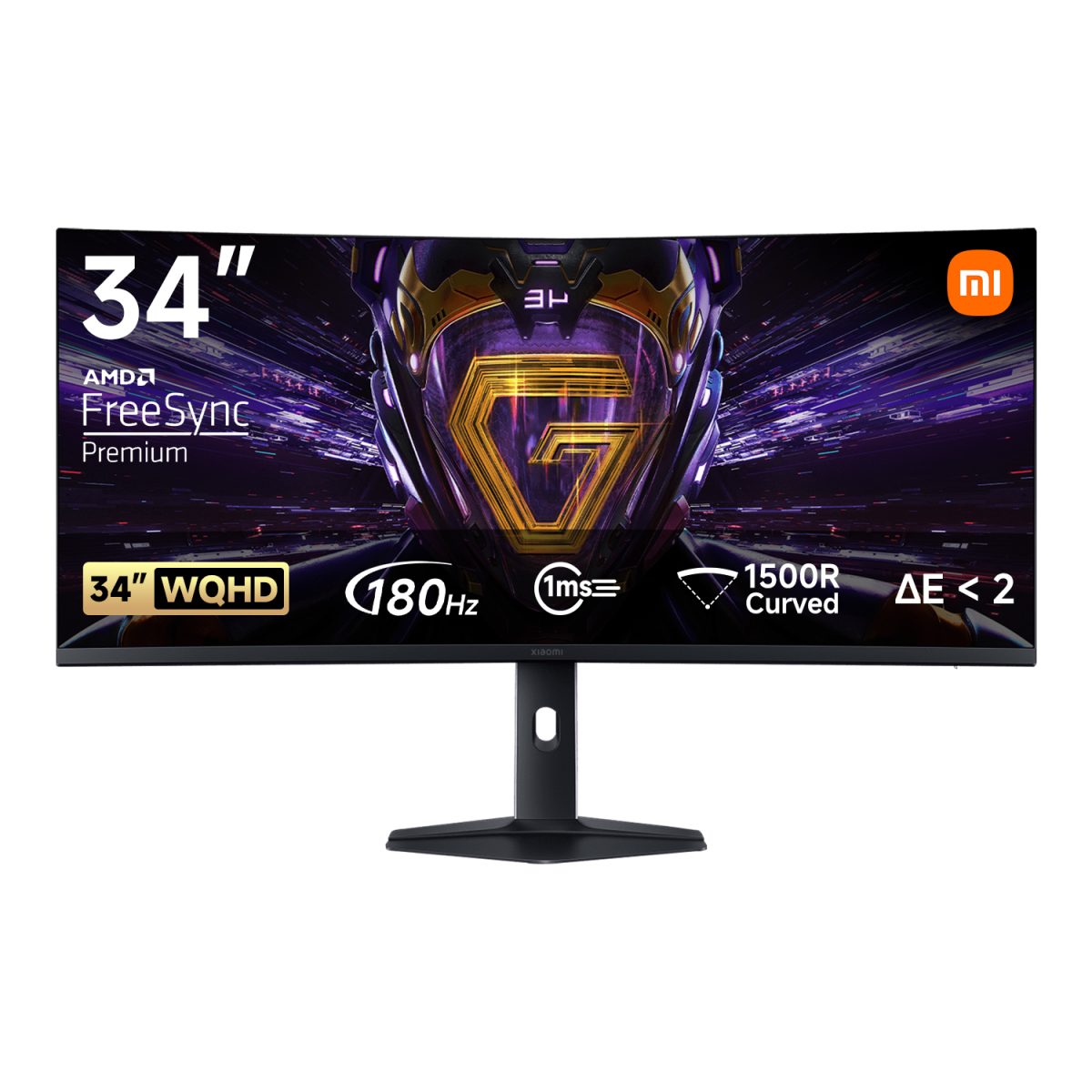 Xiaomi G34WQi 34" 1440p UltraWide VA Curved Gaming Monitor (180Hz, 1ms) - Image 1