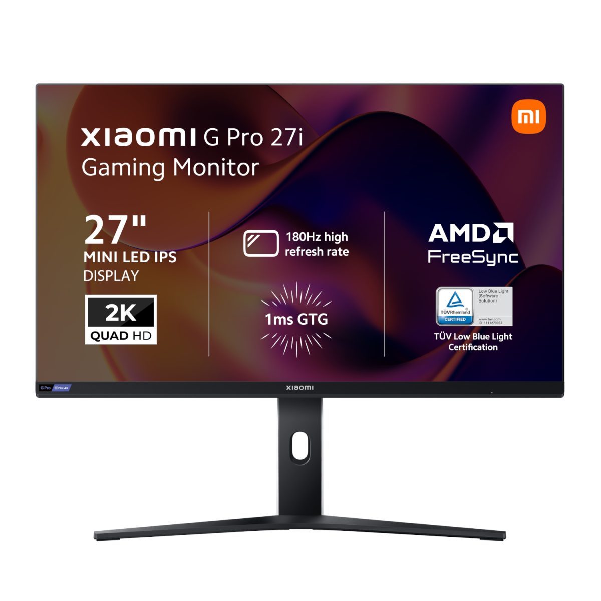 ELA5585EU product image Xiaomi G Pro 27i 27" 2K 1440p Mini LED IPS Gaming Monitor (180Hz, 1ms) - Image 1