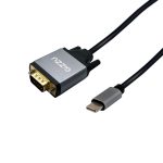 Gizzu Full HD Type-C to VGA Cable (1.8m) - Black - Image 2