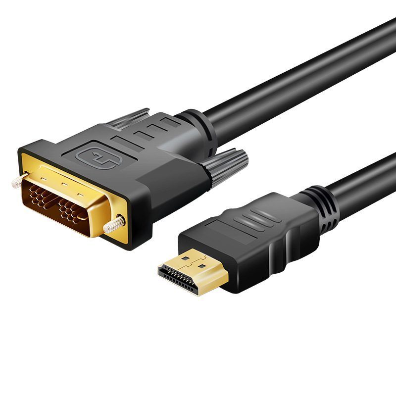 GCPHD18 product image Gizzu 1080P HDMI to DVI-D Cable 1.8m Poly - Image 1