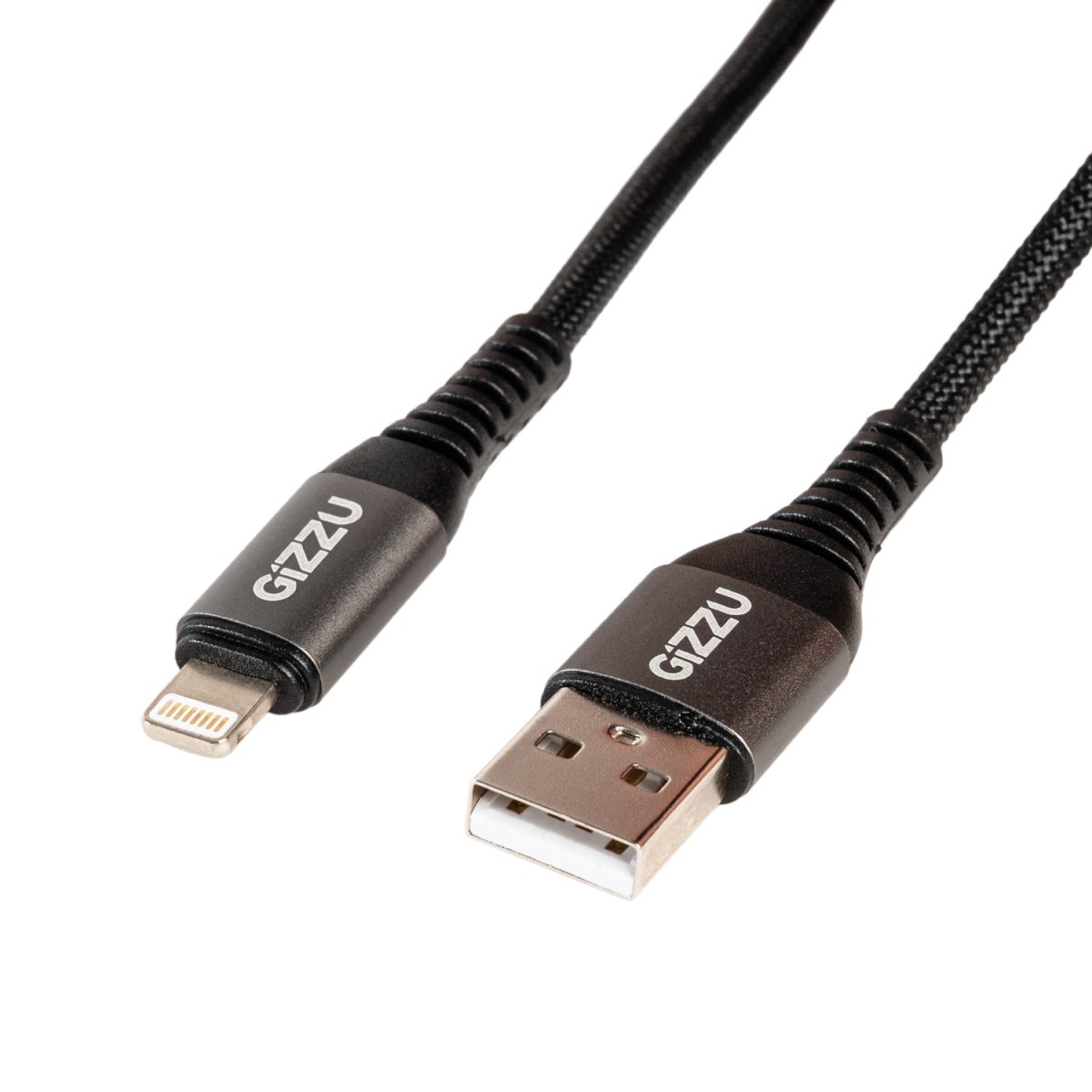 GIZZU 12W USB to Lightning 2m Cable - Image 1