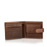 Enzo - Bifold Wallet With Coin And ID Window, Toscana Brown - Image 2