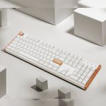 Keychron K10 HE Special Edition Full-size Hot-Swap Gateron Dbl-Rail Nebula Switch RGB Wireless Keyboard - White (Wood + Al) - Image 5