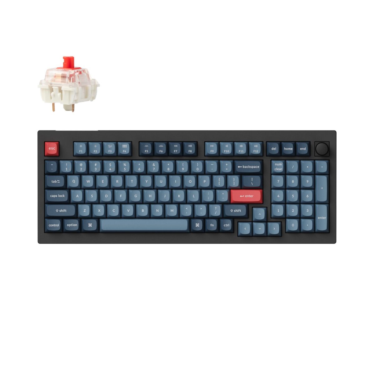 Keychron V5 Max Wireless Custom Keyboard - RED Switch - Image 1