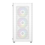 FSP M220 ATX Mid Tower Gaming Chassis - White - Image 2
