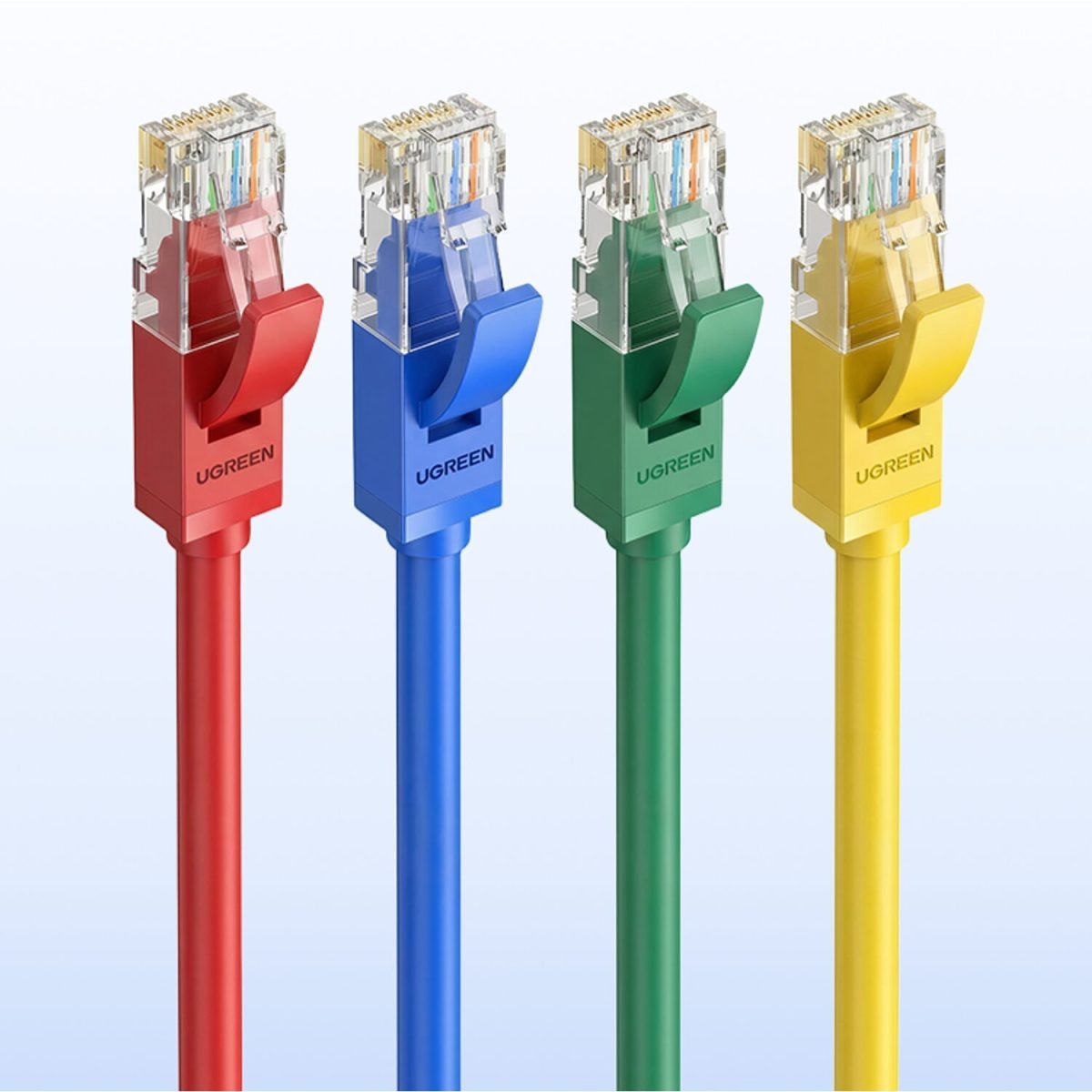 UGREEN Cat6 UTP Flat Ethernet cable 2M - Red - Image 5
