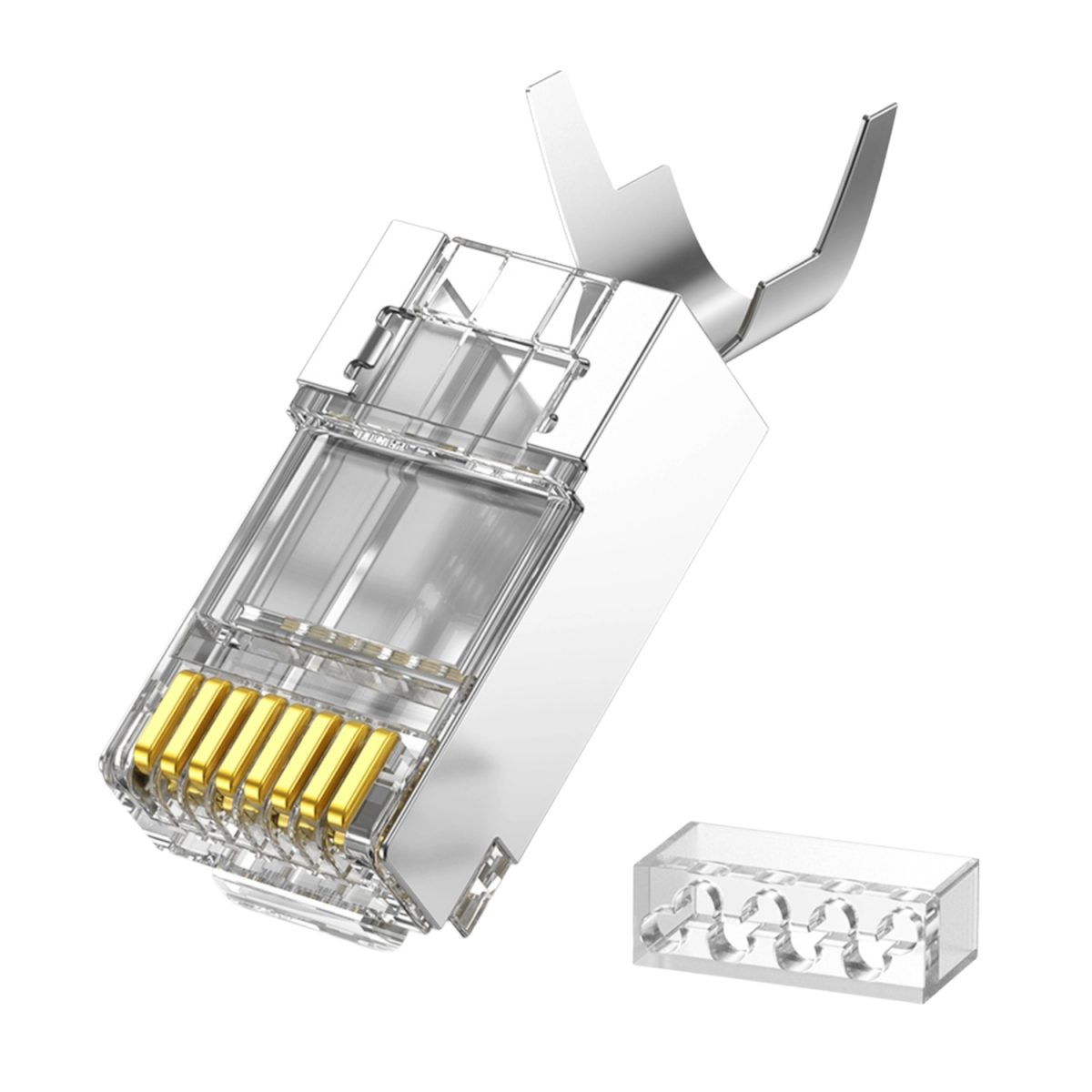 UGREEN Cat 7 Shielded RJ45 Modular Plug 10 Pack - Image 1