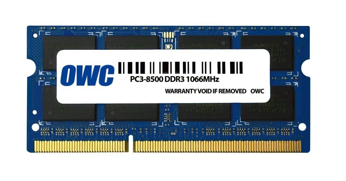 OWC Mac 4GB 1066Mhz DDR3 SODIMM Memory - Image 1