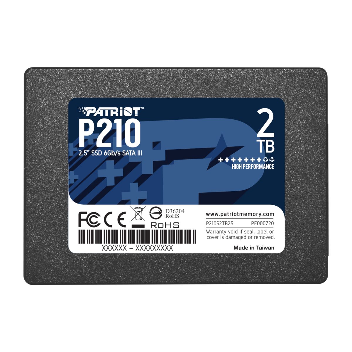 Patriot P210 2TB 2.5 Inch SATAIII SSD - Image 1