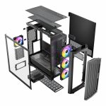 Antec Performance FT1 E-ATX |ATX |M-ATX | ITX ARGB Full-Tower Gaming Chassis - Black - Image 21