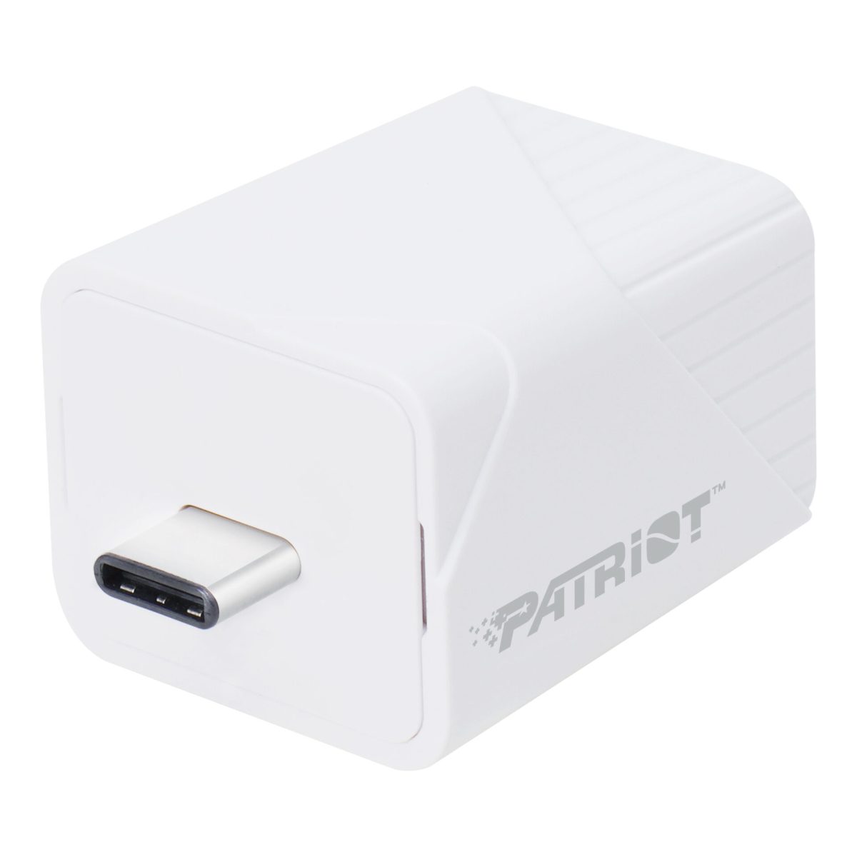 Patriot iLuxe Cube 256GB Type-C Smart Backup Solution - White - Image 1
