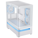 ASUS Prime AP202 ARGB mATX White Chassis - Image 2