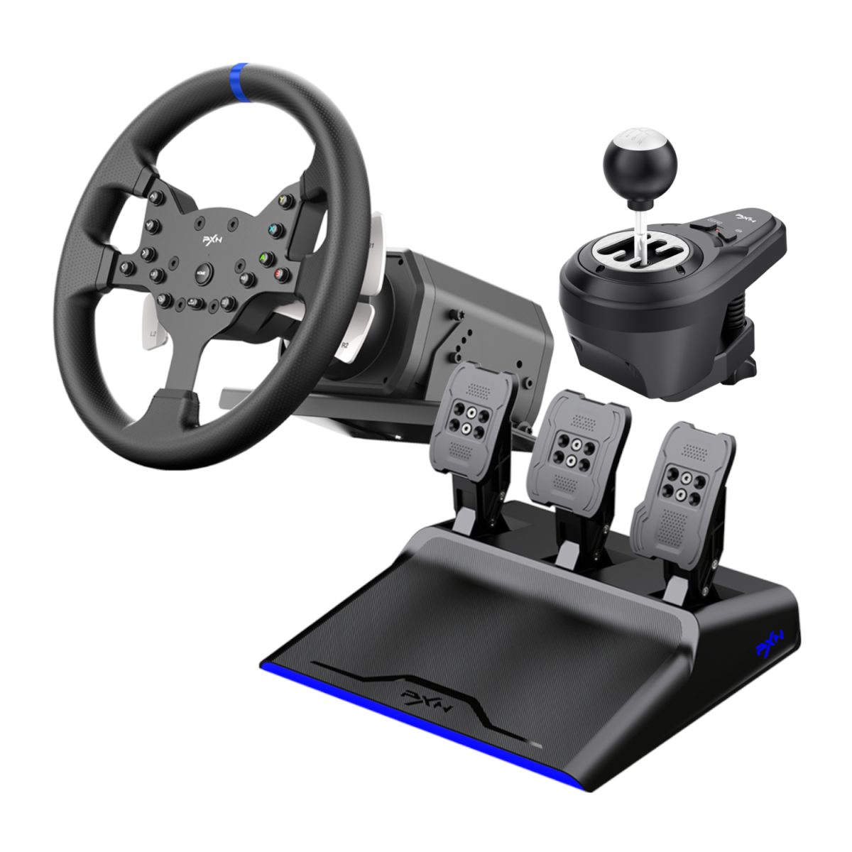 PXN V99 Force Feedback Steering Wheel - Image 1