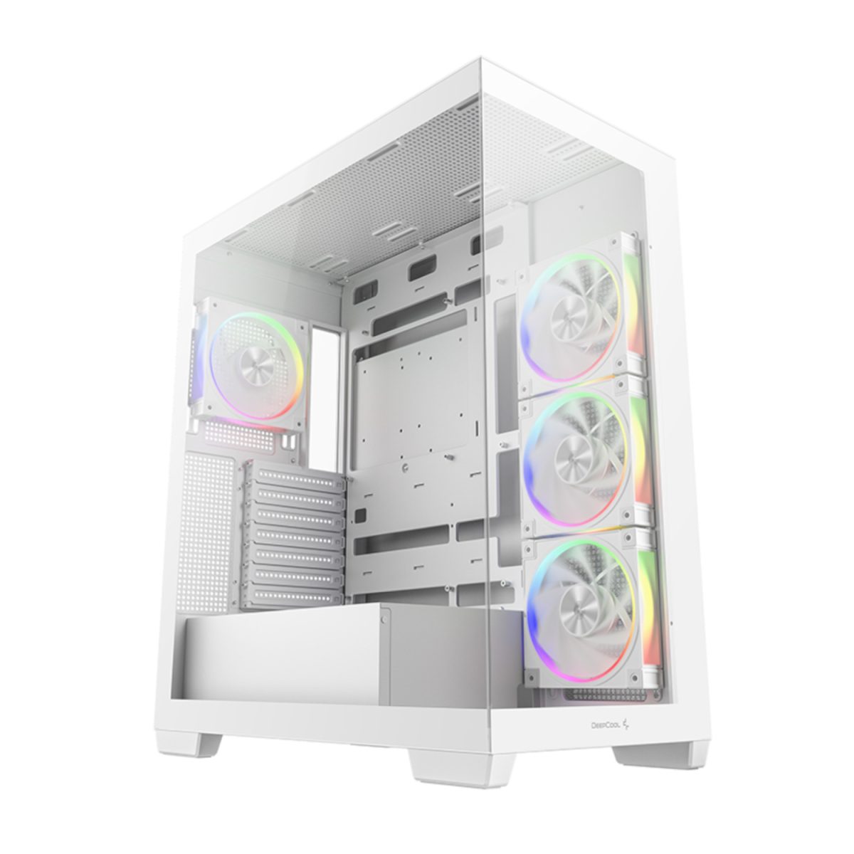 DeepCool CG580 4F V2 ARGB ATX Gaming Chassis – White - Image 1