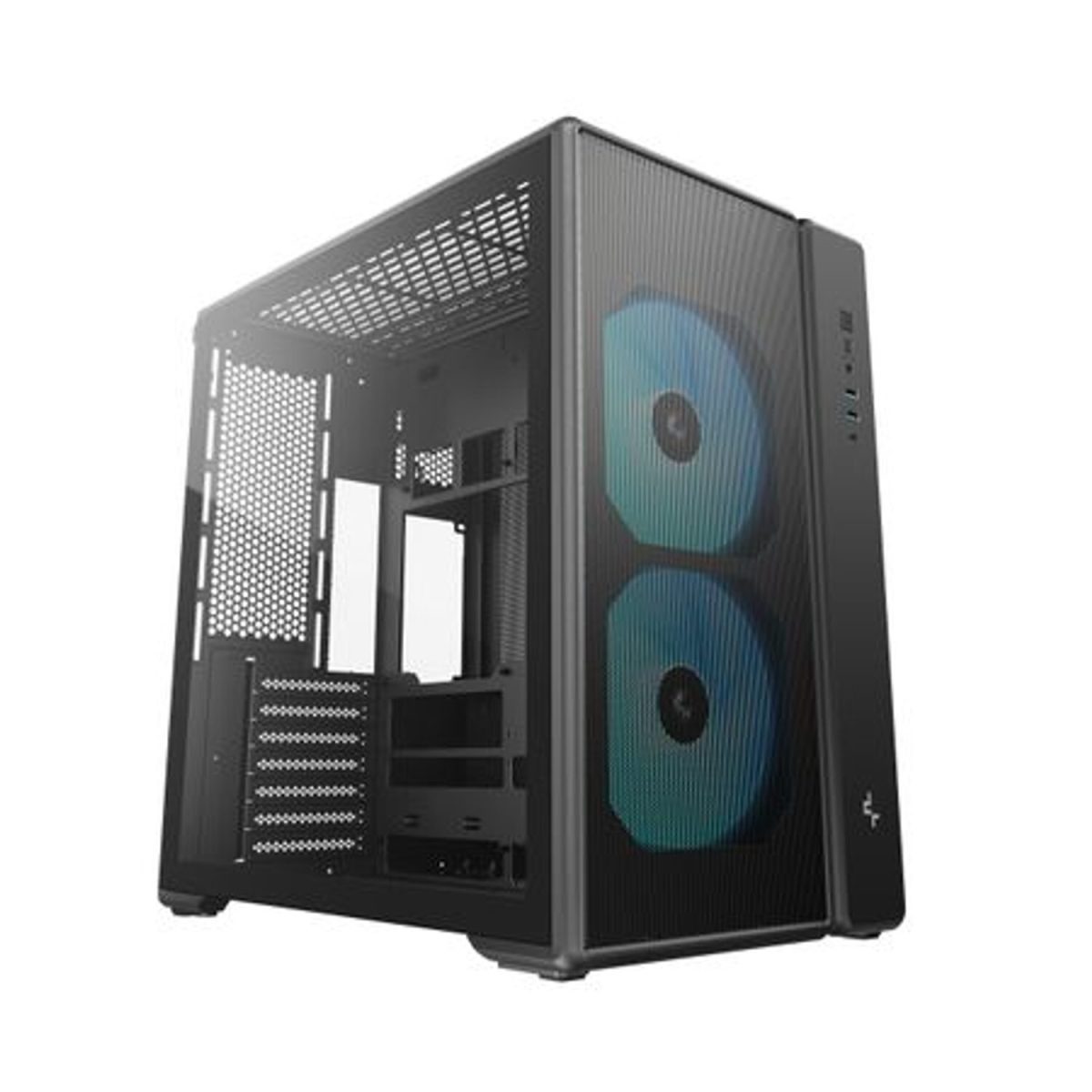 DeepCool CG590 Mesh 2F ATX ARGB Gaming Chassis - Black - Image 1