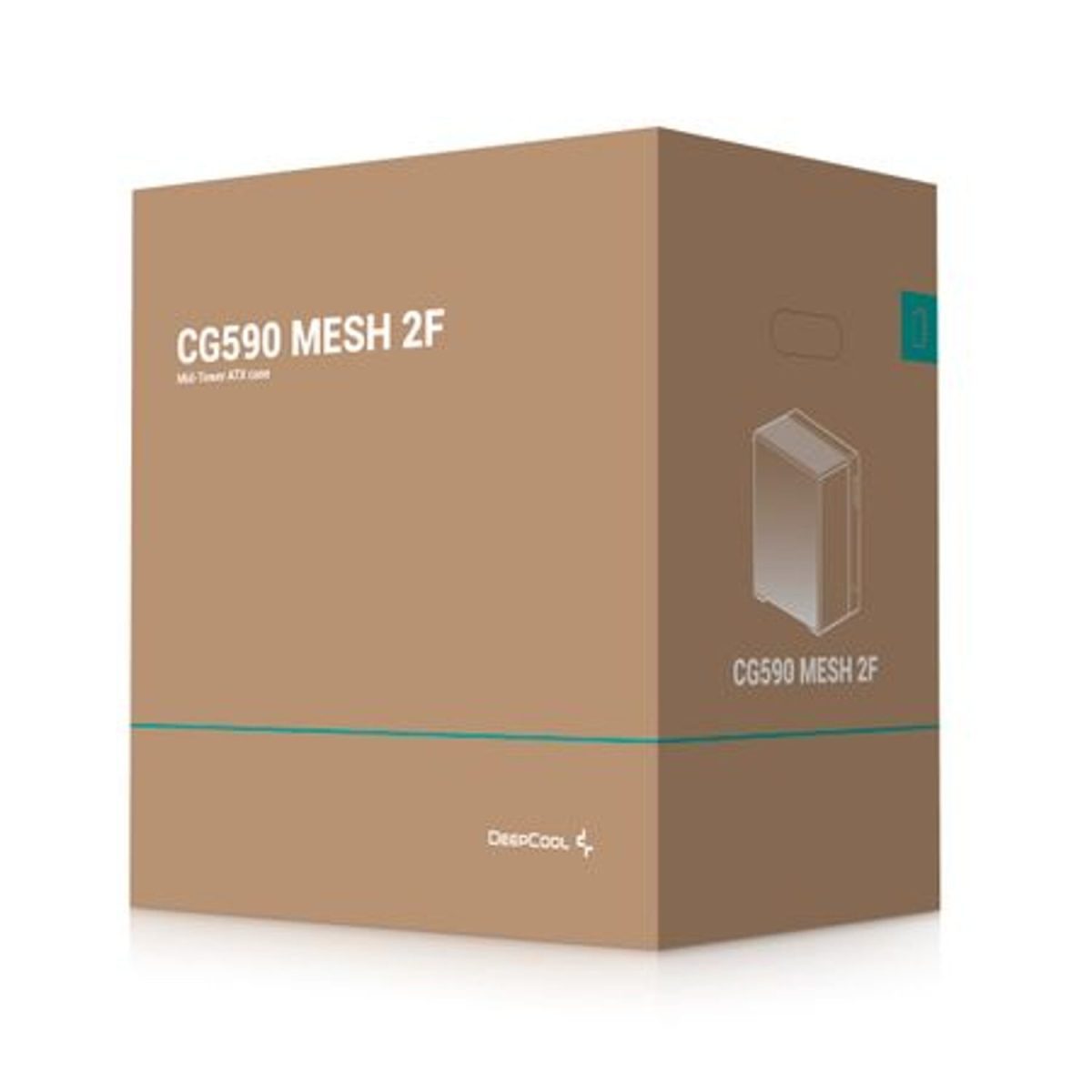DeepCool CG590 Mesh 2F ATX ARGB Gaming Chassis - Black - Image 13