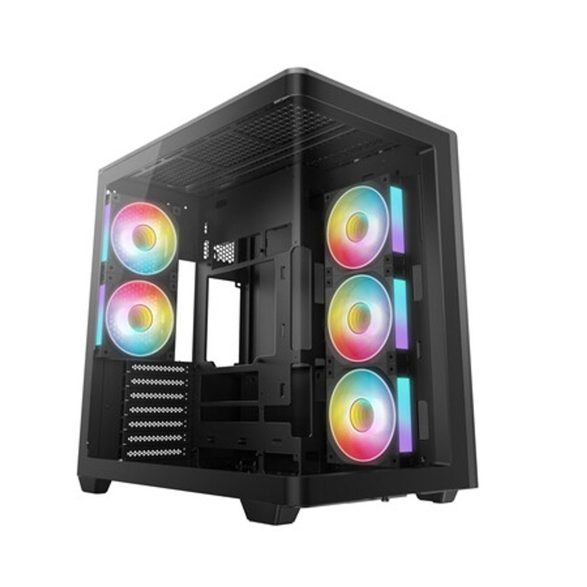 DeepCool CG590U 5F ATX ARGB Gaming Chassis - Black - Image 1