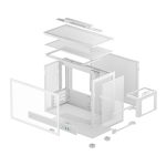 DeepCool CH160 PLUS Micro-ATX Chassis - White - Image 7