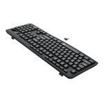 Redragon BK-7367 Full-size Ergonomic Wireless Membrane Office Keyboard - Black - Image 4